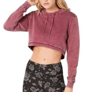 MATERIAL GIRL CROP HOODIE JUNIORS SIZE SMALL